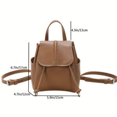 Casual Street Backpack Retro College Mini Backpack