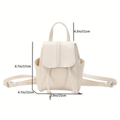Casual Street Backpack Retro College Mini Backpack