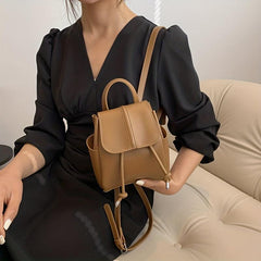 Casual Street Backpack Retro College Mini Backpack