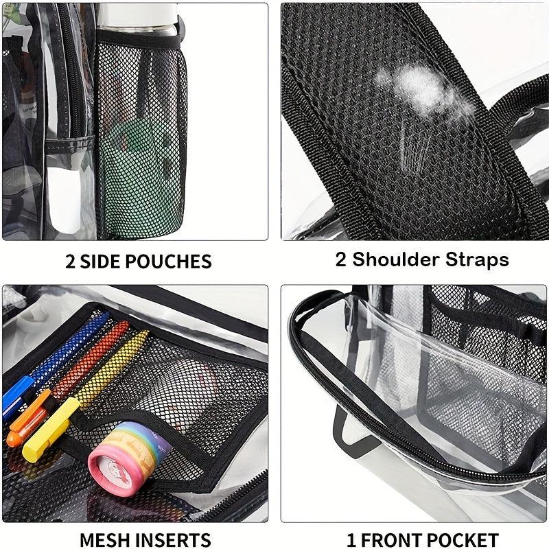 Clear Backpack Heavy Duty PVC Transparent Backpack