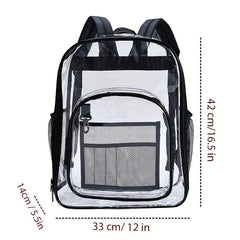 Clear Backpack Heavy Duty PVC Transparent Backpack