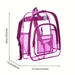 One Piece Children Student Transparent School Bag Backpack