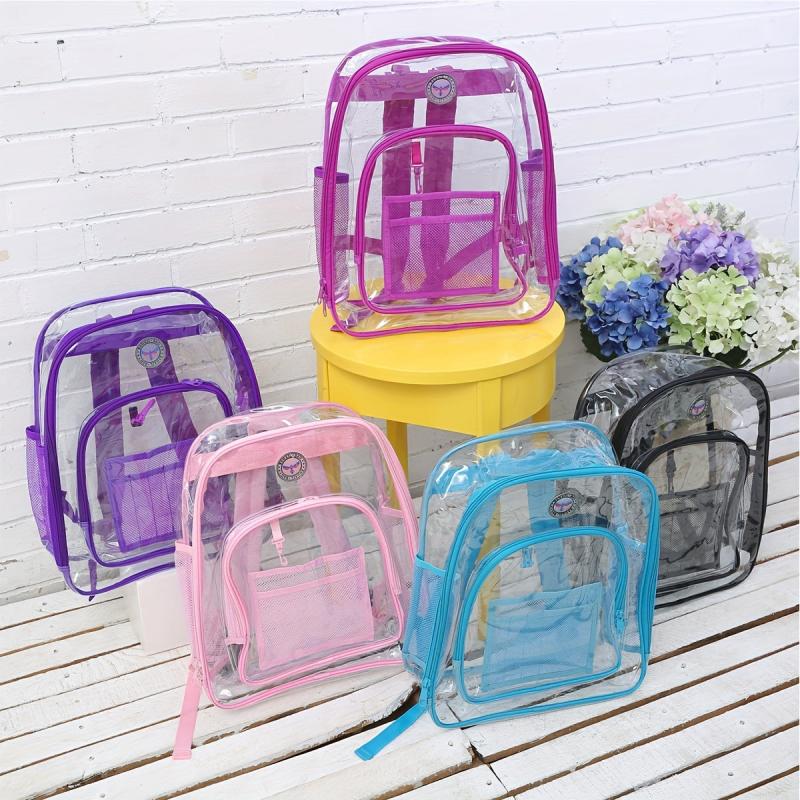 One Piece Children Student Transparent School Bag Backpack