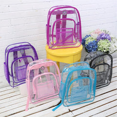 One Piece Children Student Transparent School Bag Backpack