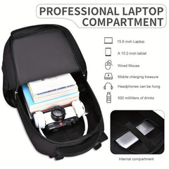 3pcs Backpack Set Laptop Crossbody Bag Large Capacity Travel Back