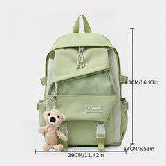 4pcs Student School Travel Backpack Tote Bag Set