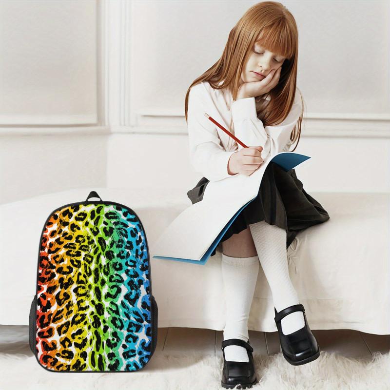 Colorful Mermaid Scale Backpack for Girls Boys Women Men
