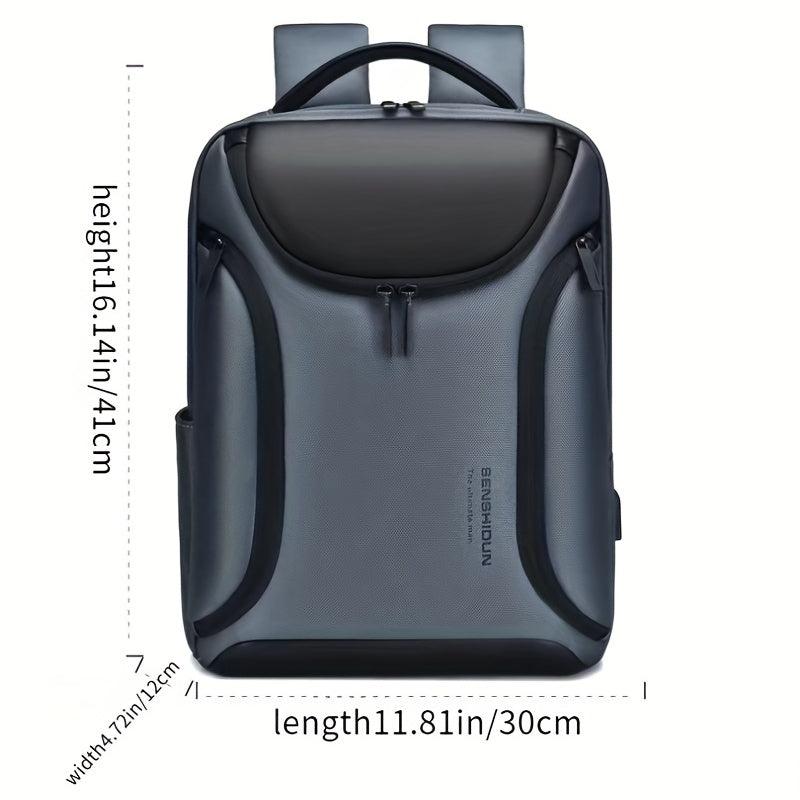 Business Casual Backpack USB Charging Water Resistant Computer Bag