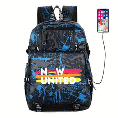 Large Capacity Casual Backpack with USB Charging