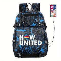 Large Capacity Casual Backpack with USB Charging