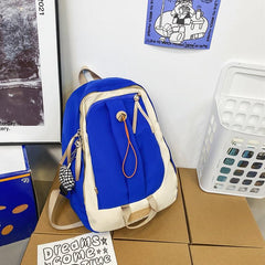 Large Capacity Block Backpack Casual School Bag Outdoor Travel Sports Daypack
