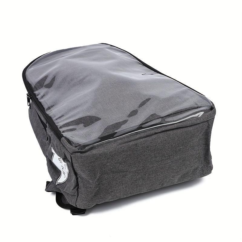 Large Capacity Oxford Cloth PVC School Bag Waterproof Backpack
