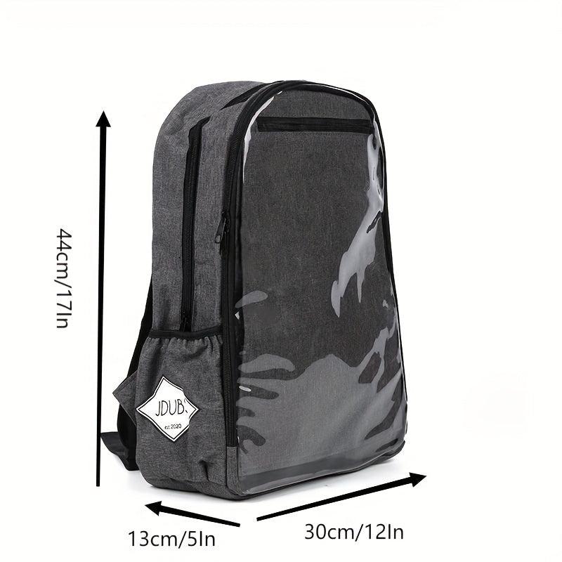 Large Capacity Oxford Cloth PVC School Bag Waterproof Backpack