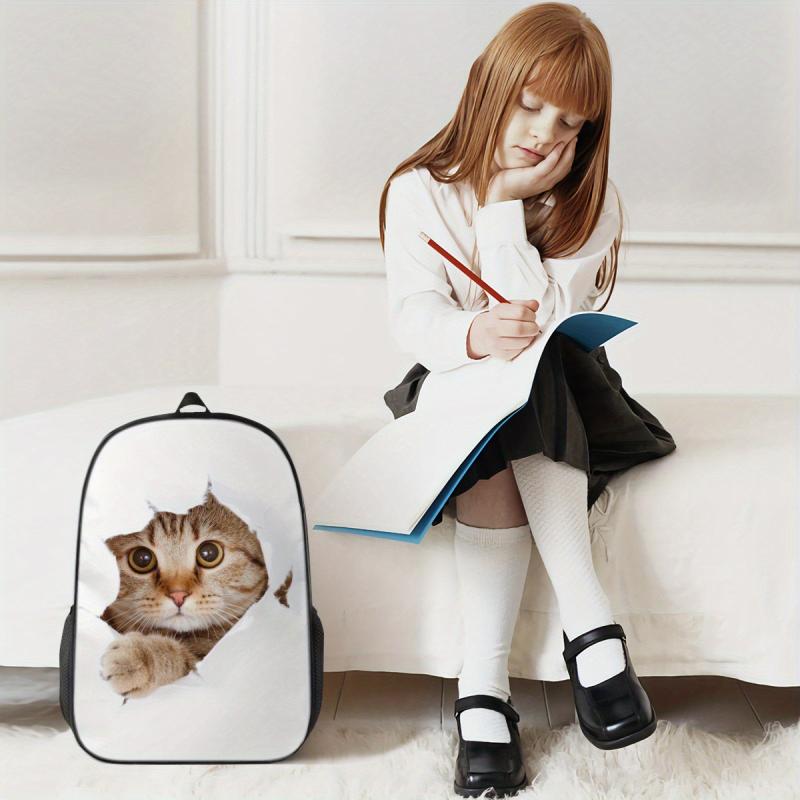 18 Cm Graphic Print Bookbags Lightweight Schoolbags - Assorted Colors & Designs