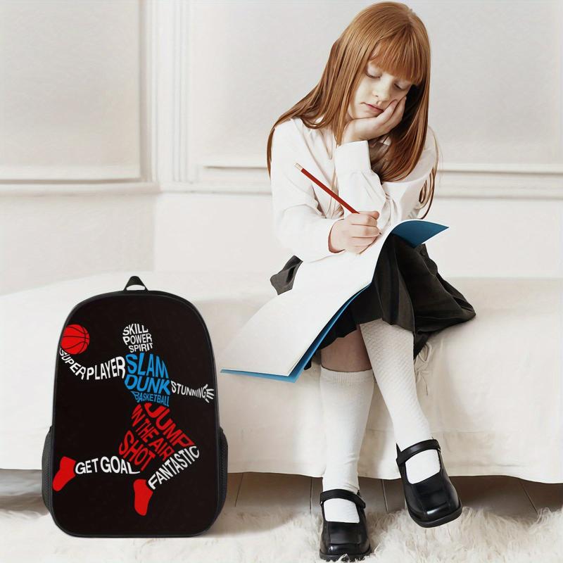 18 Cm Graphic Print Bookbags Lightweight Schoolbags - Assorted Colors & Designs