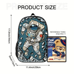 18 Cm Graphic Print Bookbags Lightweight Schoolbags - Assorted Colors & Designs