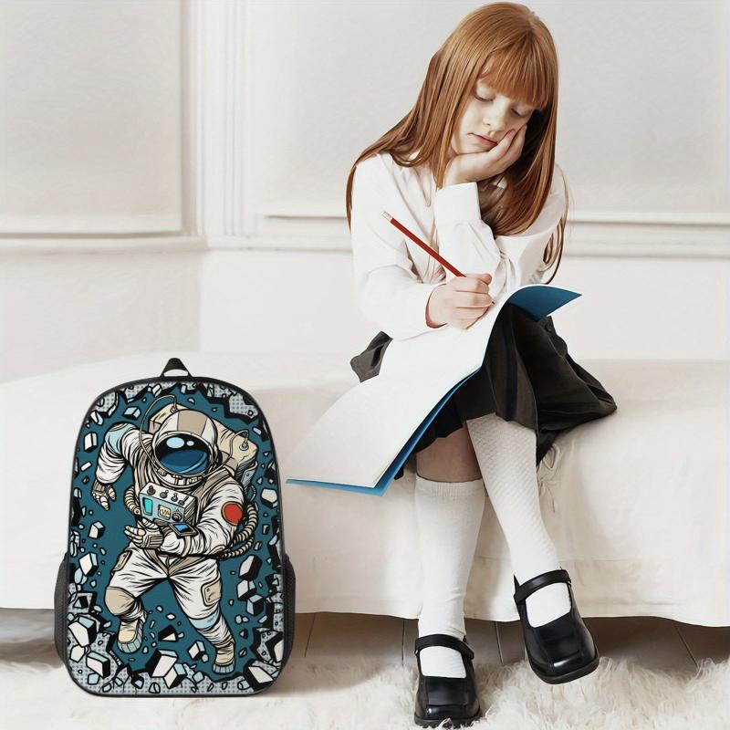 18 Cm Graphic Print Bookbags Lightweight Schoolbags - Assorted Colors & Designs