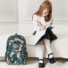 18 Cm Graphic Print Bookbags Lightweight Schoolbags - Assorted Colors & Designs