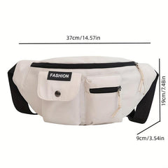 Letter Pattern Chest Bag for Women