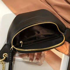 Casual PU Leather Crossbody Bag Women's Sling Bag