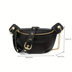 Casual PU Leather Crossbody Bag Women's Sling Bag