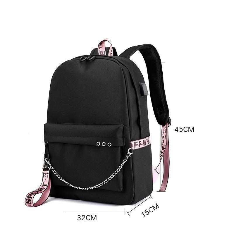 Halloween Skull Backpack Large Capacity Laptop Bag