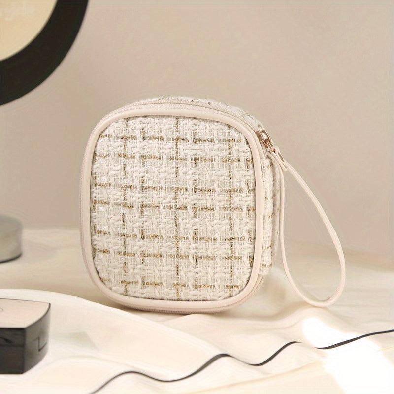 Large Capacity Cosmetics Bag for Women Sanitary Napkin Storage Wash Bag