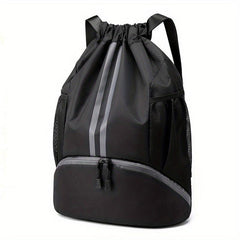 Dry/Wet Separation Basketball Bag with Shoe Compartment