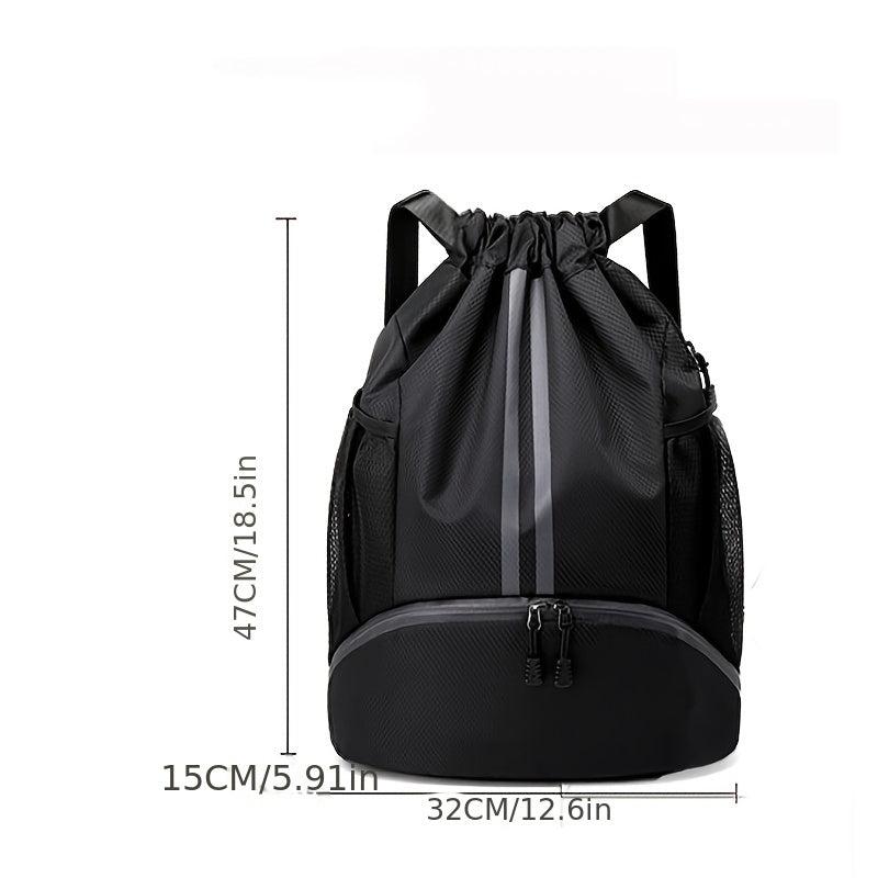Dry/Wet Separation Basketball Bag with Shoe Compartment