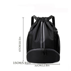 Dry/Wet Separation Basketball Bag with Shoe Compartment