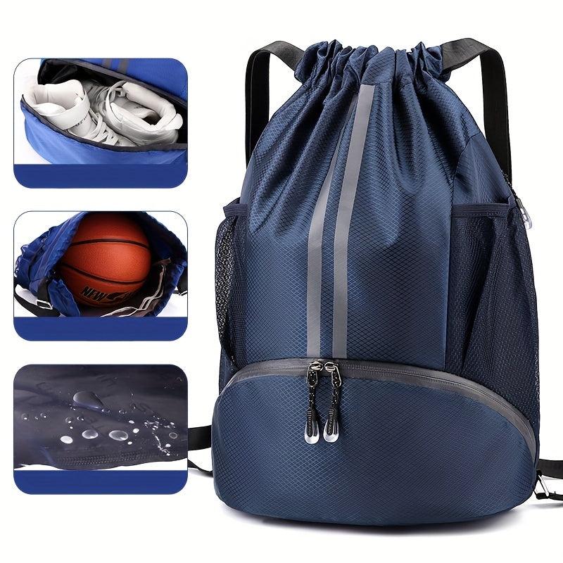 Dry/Wet Separation Basketball Bag with Shoe Compartment