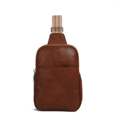 Casual Chest Bag PU Leather Sling Bag