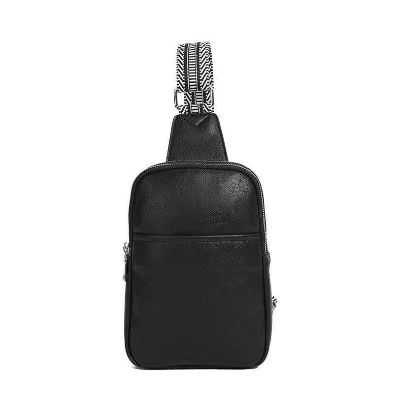 Casual Chest Bag PU Leather Sling Bag