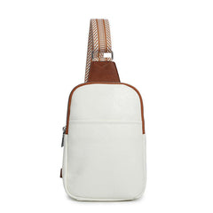 Casual Chest Bag PU Leather Sling Bag