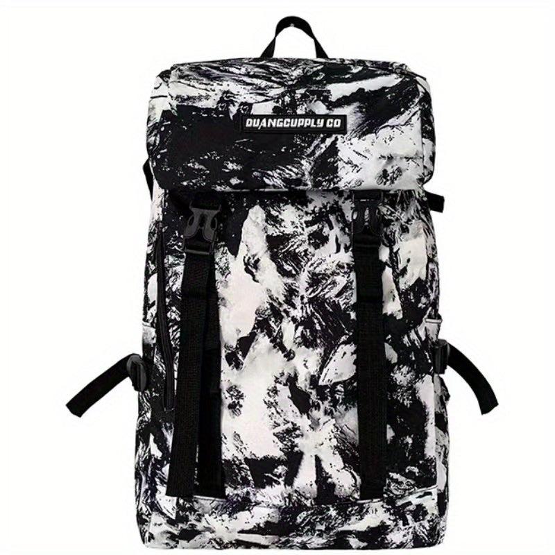 Casual Large Capacity Graffiti Tie Dye Backpack