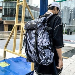Casual Large Capacity Graffiti Tie Dye Backpack
