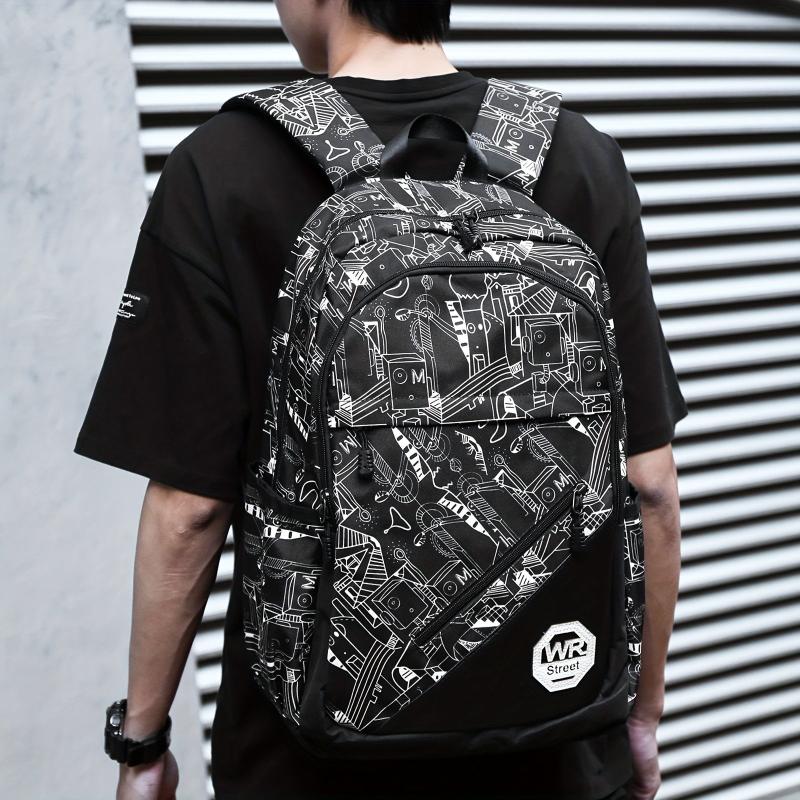 Lightweight College Laptop Backpack Large Capacity Travel Bag