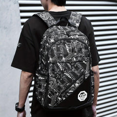 Lightweight College Laptop Backpack Large Capacity Travel Bag