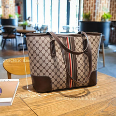 Men's Large Capacity Shoulder Hand Tote Bag for Work Computer