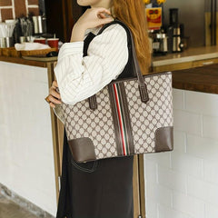 Men's Large Capacity Shoulder Hand Tote Bag for Work Computer