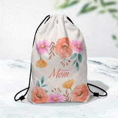 Mother's Gift Bag Drawstring Bag Bundle Pocket Polyester Drawstring Bag