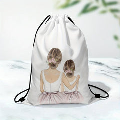 Mother's Gift Bag Drawstring Bag Bundle Pocket Polyester Drawstring Bag