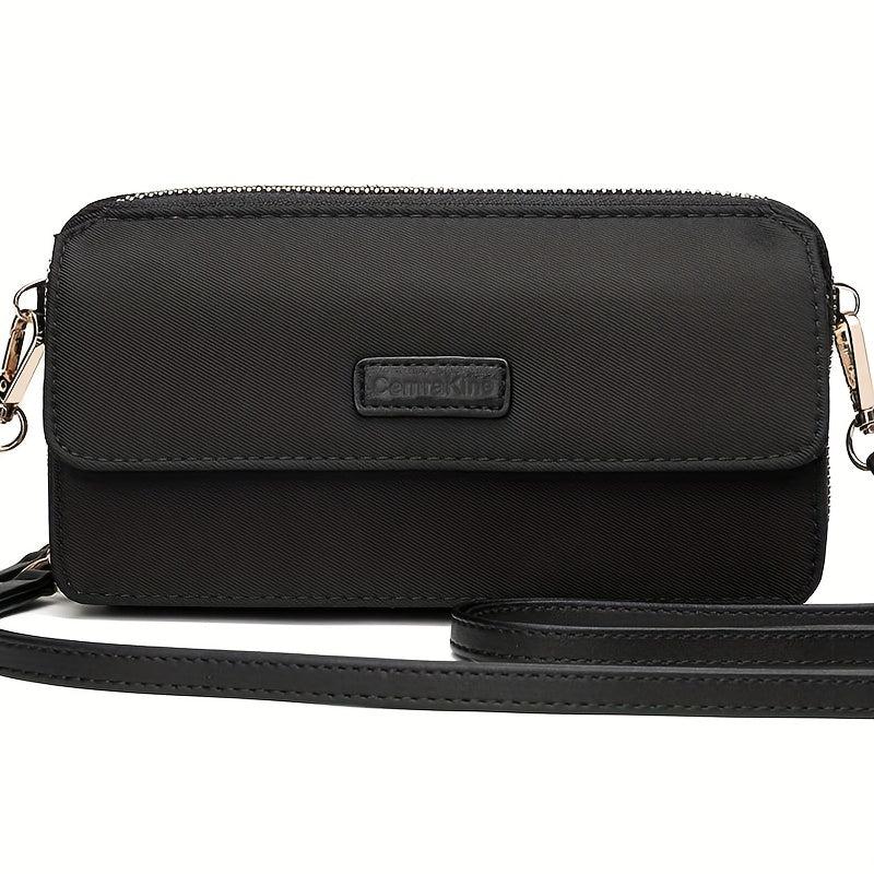 RFID Crossbody Wallet Wristlet Purse in Vegan Leather