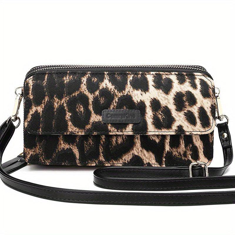 RFID Crossbody Wallet Wristlet Purse in Vegan Leather