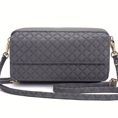 RFID Crossbody Wallet Wristlet Purse in Vegan Leather