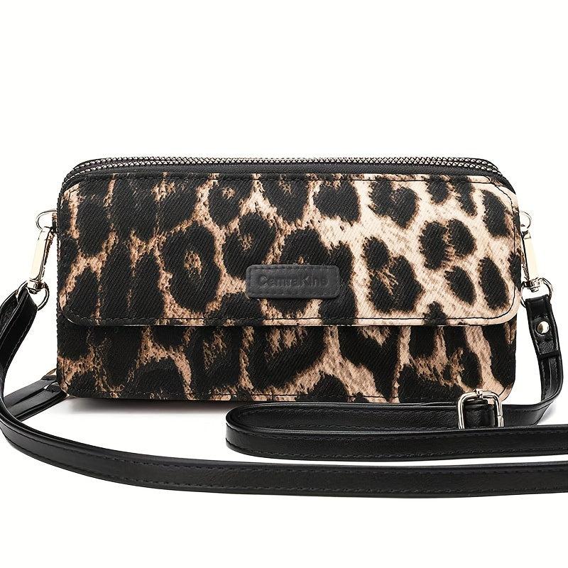 RFID Crossbody Wallet Wristlet Purse in Vegan Leather