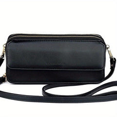 RFID Crossbody Wallet Wristlet Purse in Vegan Leather