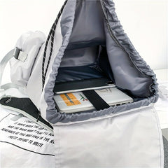 Layer Student Backpack Street Lightweight Travel Bag Large Capacity Storage Bag