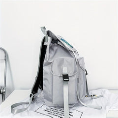 Layer Student Backpack Street Lightweight Travel Bag Large Capacity Storage Bag