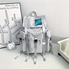 Layer Student Backpack Street Lightweight Travel Bag Large Capacity Storage Bag